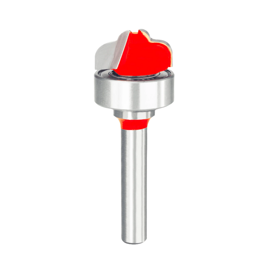 Freud, 39-512 1/8'' & 3/32 Radius Top Bearing Double Cove Groove Router Bit 1/4'' Shank