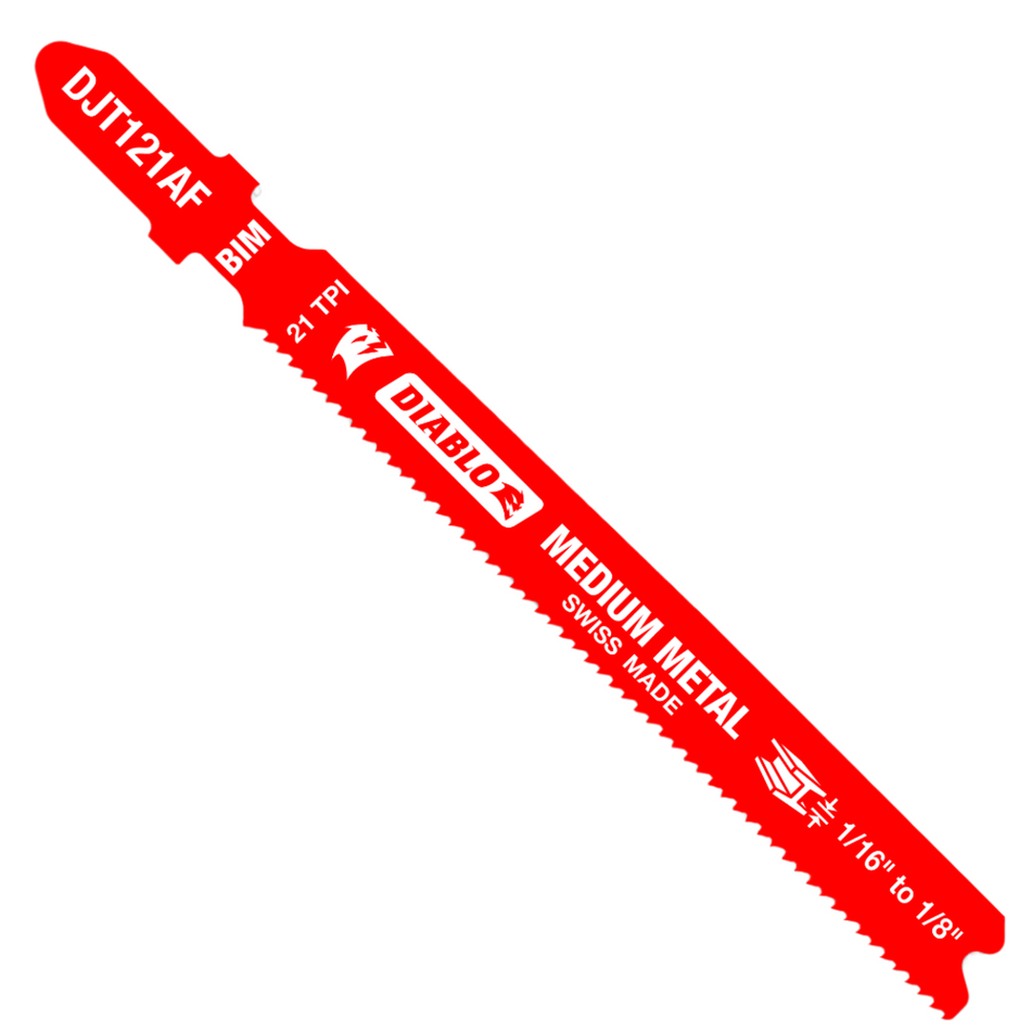 Diablo DJT121AF5 Lames de scie sauteuse bimétalliques à tige en T 5 Pk 68015