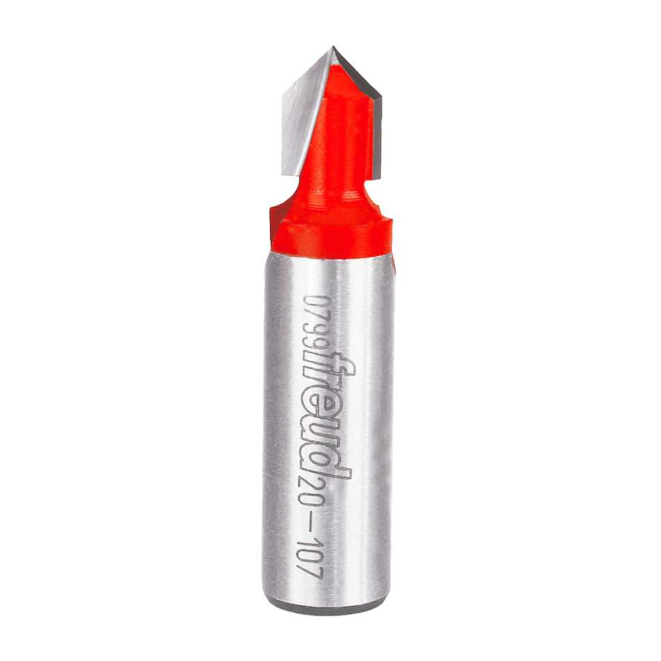 Freud, 20-107 3/8" 90º 'V' Grooving Router Bit 1/2" Shank