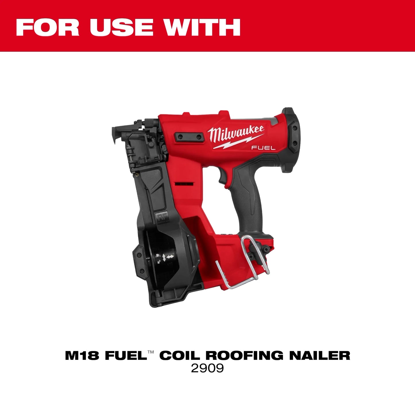 Milwaukee, 2909-20 M18 FUEL™ Coil Roofing Nailer