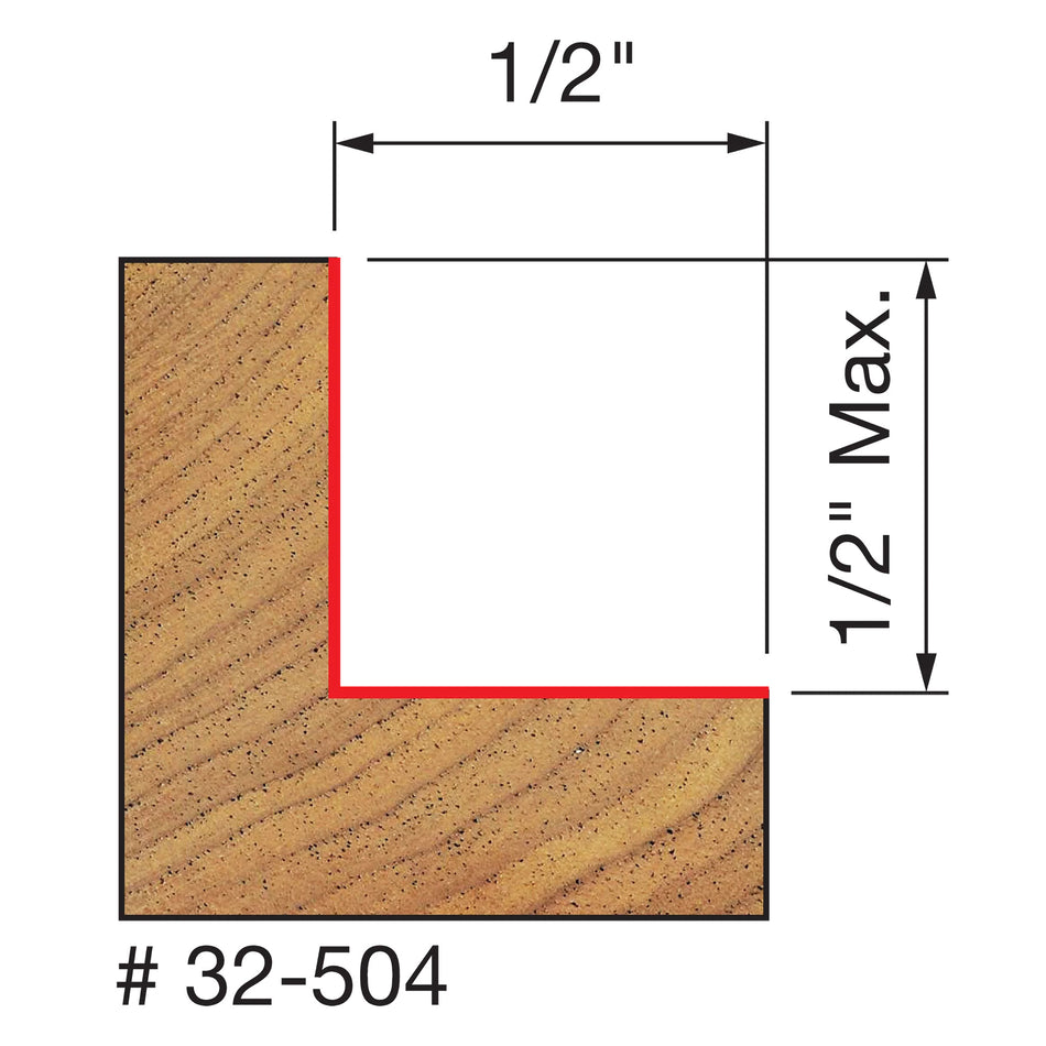 Freud, 32-504 Jeu d'embouts à feuillures avec roulements tige 1/4'' 14663