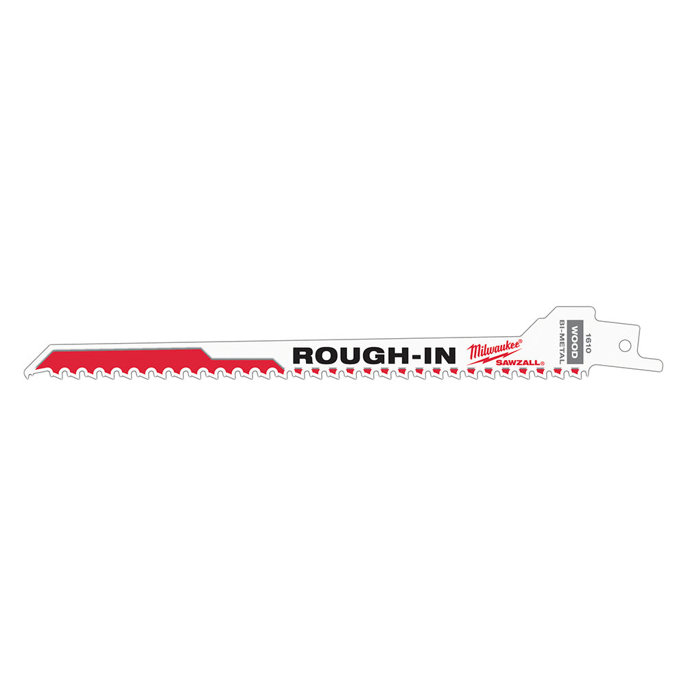 Milwaukee, 48-00-1610 Sawzall® Rough-In Blade 5pk