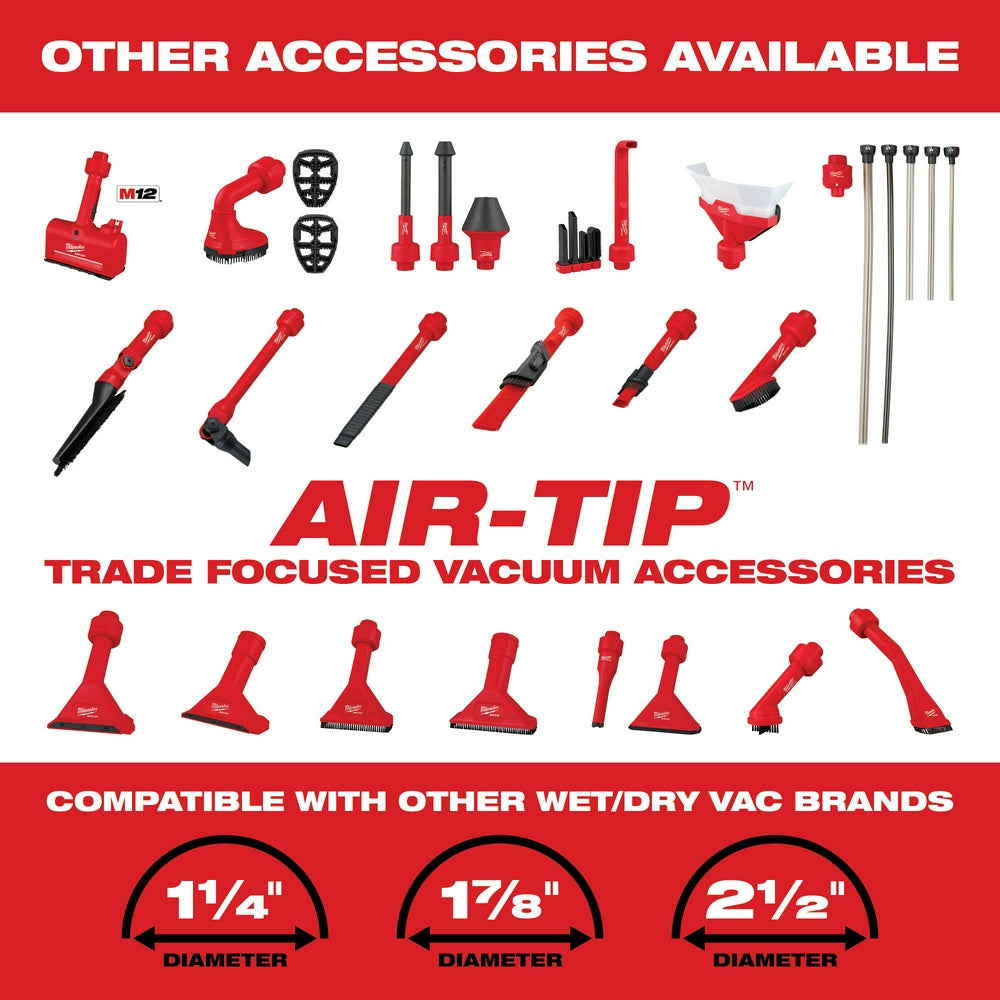 Milwaukee 9' Hose Accessory For Backpack Vacuum Models 0885-20 & 0885-21HD (49-90-1964)