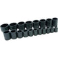 Gray, 35068 Impact Socket Set, SAE 1/2-inch Drive 19pc