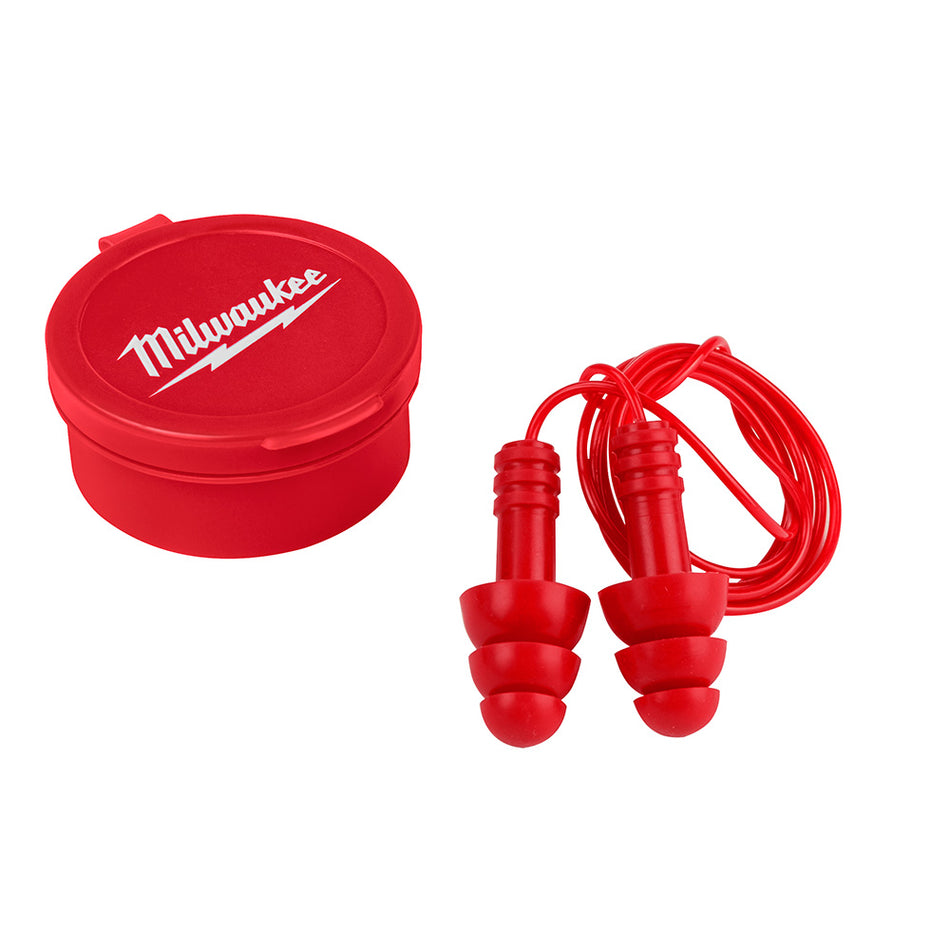 Milwaukee, 48-73-3151 Reusable Corded Earplugs (3 pk)