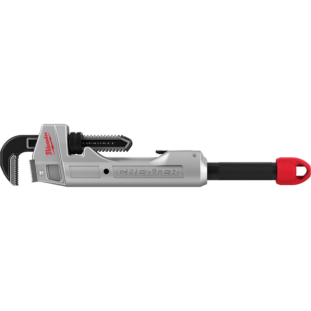 Milwaukee, 48-22-7318 Cheater Adaptable Pipe Wrench - Aluminum