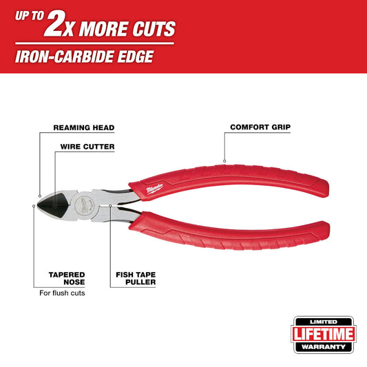 Milwaukee, 48-22-6108 8 in. Diagonal Cutting Pliers