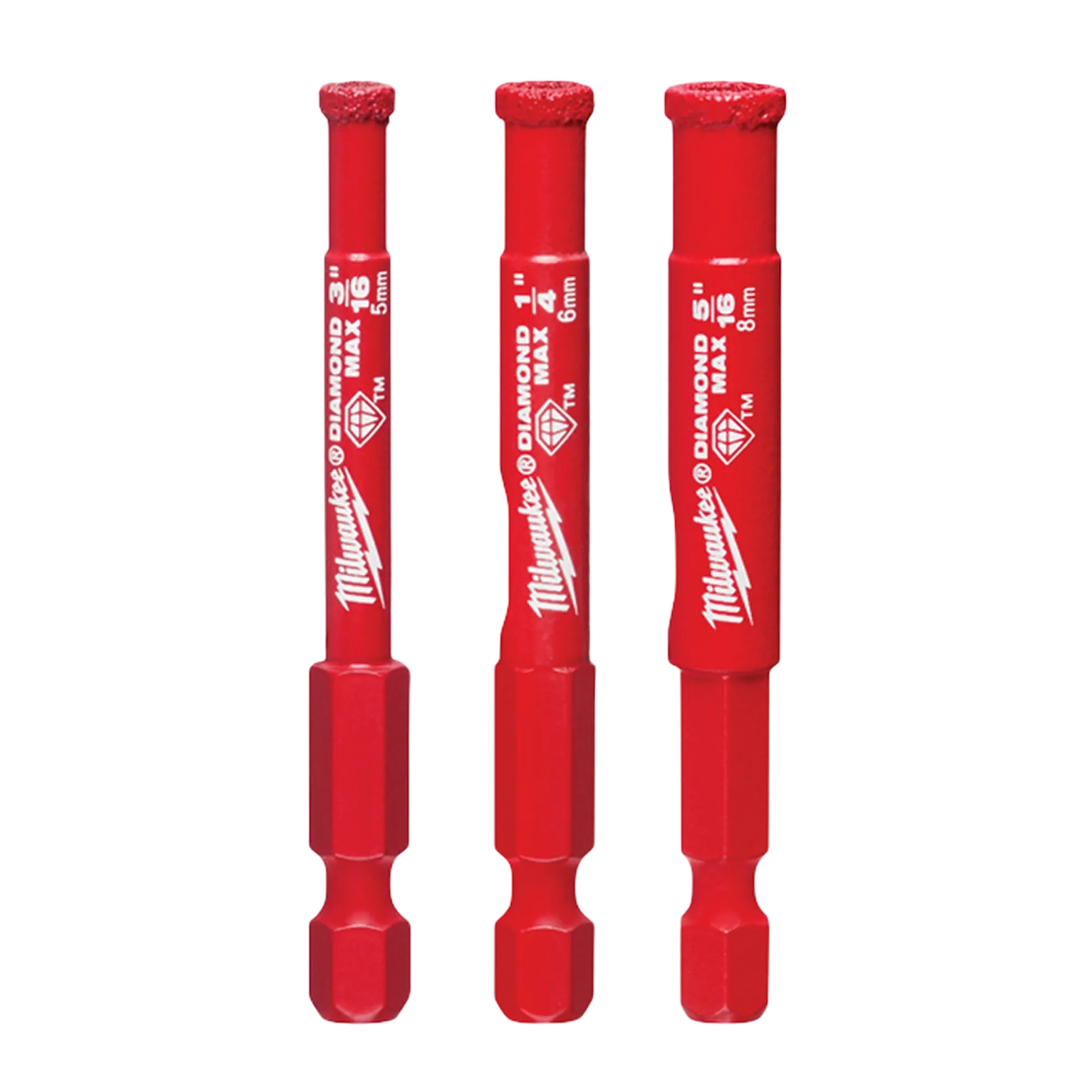 Milwaukee, 49-56-0500 Ensemble de scies-cloches à grain diamant DIAMOND MAX - 3 pièces