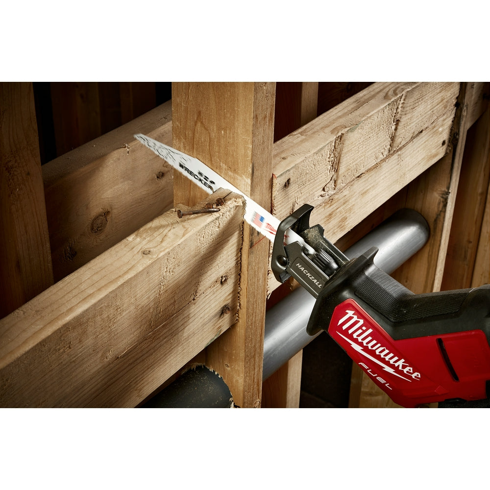 Milwaukee, 48-00-5701 The WRECKER Multi-Material SAWZALL Blade 6" 7/11 TPI 5pk