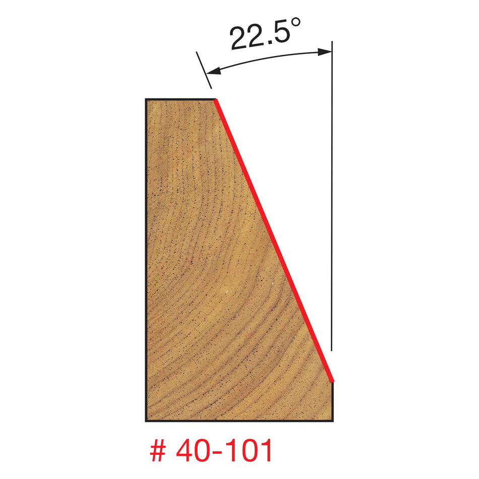 Freud, 40-101 22 1/2º 1-1/4'' Chanfrein Tige 1/2'' 13068