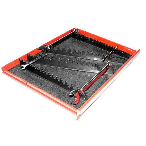 Ernst, 6015 40 Tool SPACE SAVER Wrench Rail Organizers - Black