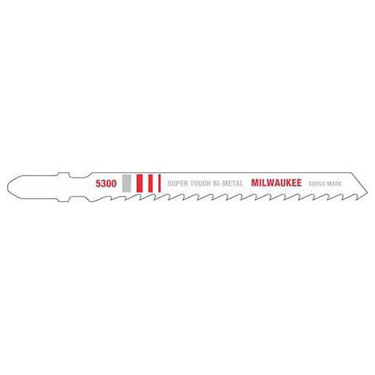 Milwaukee, 48-42-5300 4 in. 6 TPI Bi-Metal Jig Saw Blade (5 pk)