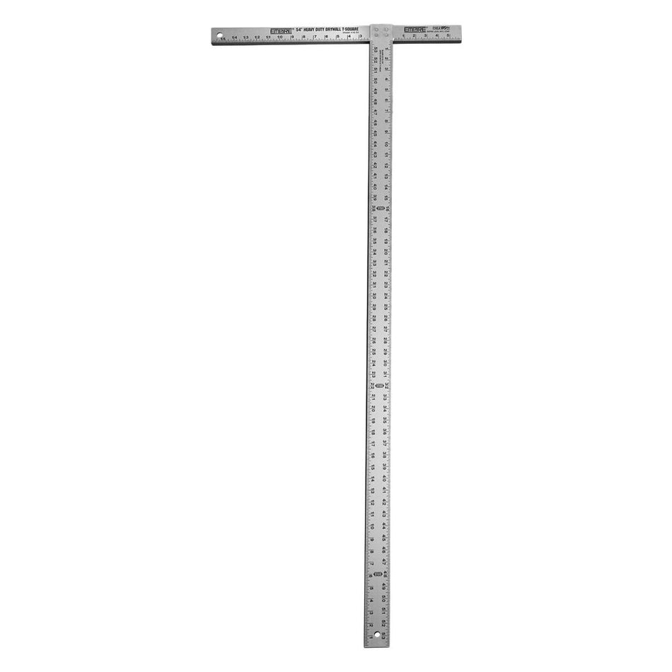Milwaukee, 418-54 53-7/8 in. Anodized Aluminum Drywall T-Square w/ 1 in. Graduation