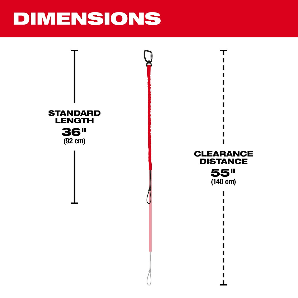 Milwaukee, 48-22-8810 10 lb. Locking Tool Lanyard