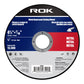 ROK, 45562 4-1/2" Depressed Metal Cut-Off Wheel