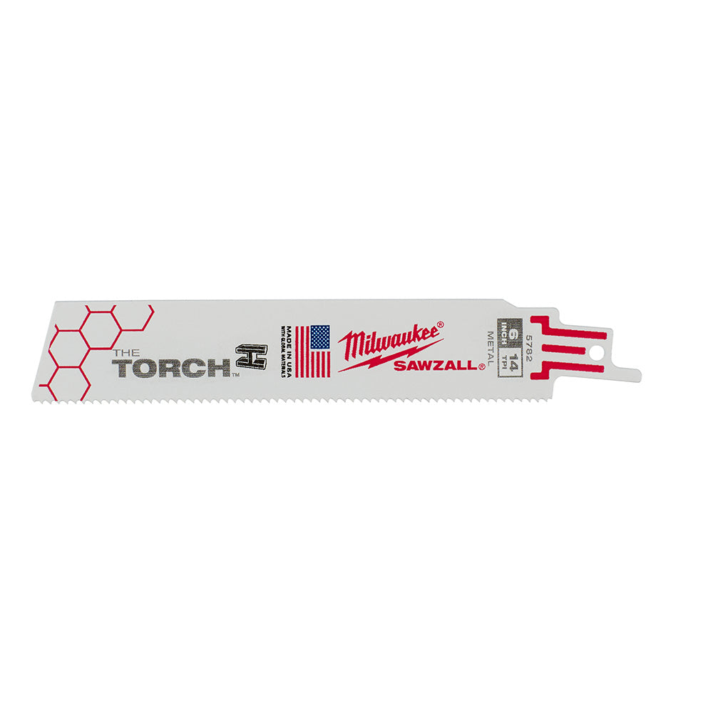 Milwaukee, 48-00-5782 Lames SAWZALL THE TORCH 14 TPI de 6 po (paquet de 5)