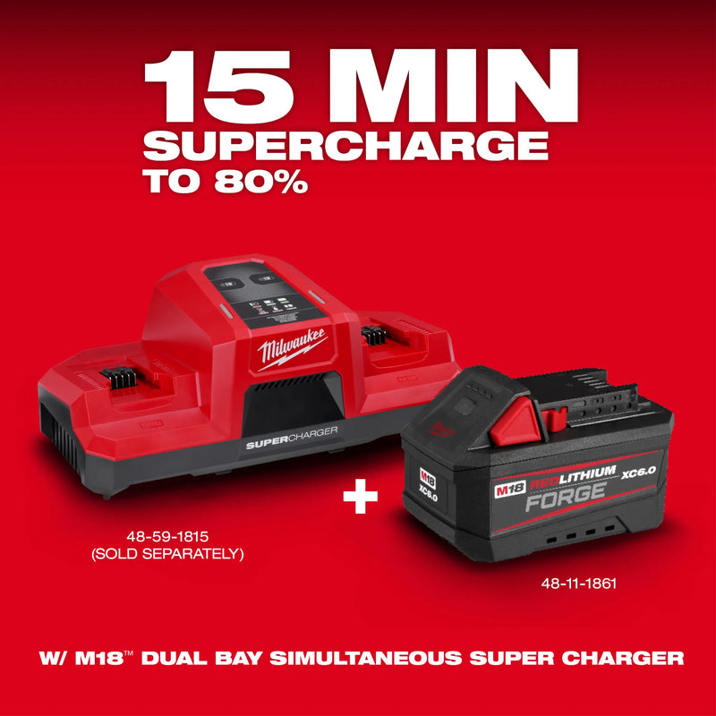 Milwaukee 48 11 1861 M18 REDLITHIUM FORGE XC6.0 Battery Pack
