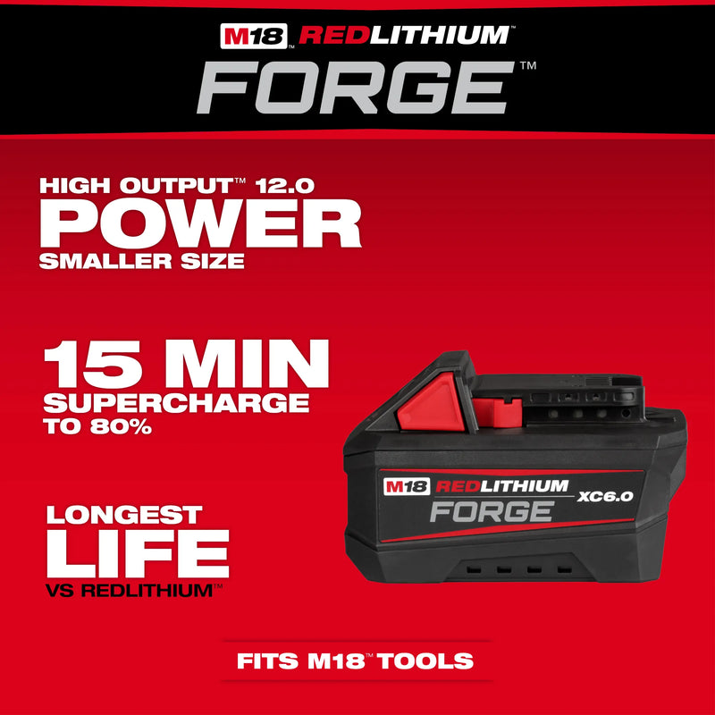 Milwaukee 48 11 1861 M18 REDLITHIUM FORGE XC6.0 Battery Pack