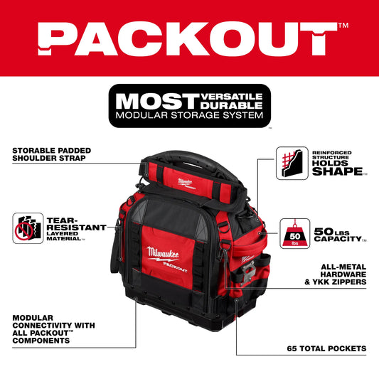 Milwaukee 48-22-8316 PACKOUT Sac à outils structuré 15″