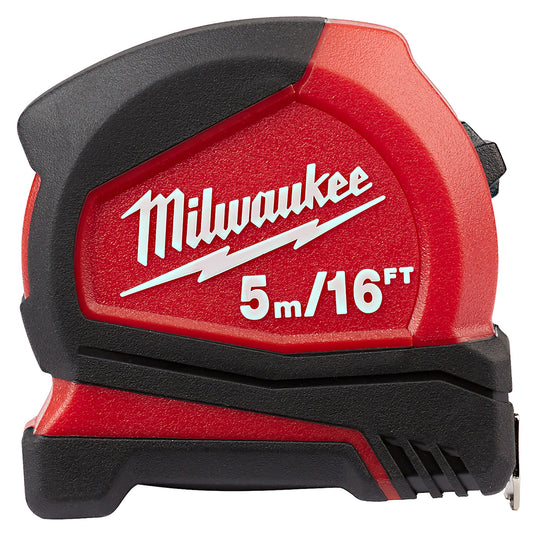 Milwaukee, 48-22-6617 5m/16ft Compact Tape Measure