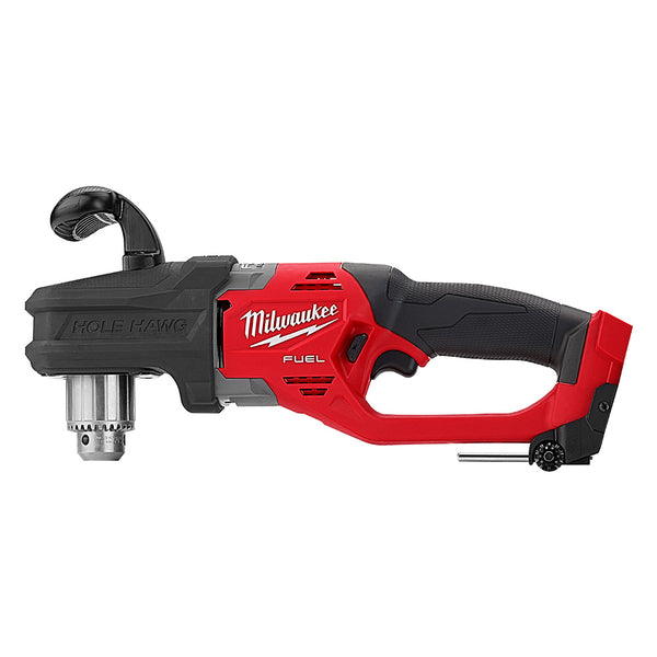 Milwaukee, 2807-20 M18 FUEL 18 Volt Lithium-Ion Brushless Cordless Hole Hawg 1/2 in. Right Angle Drill - Tool Only