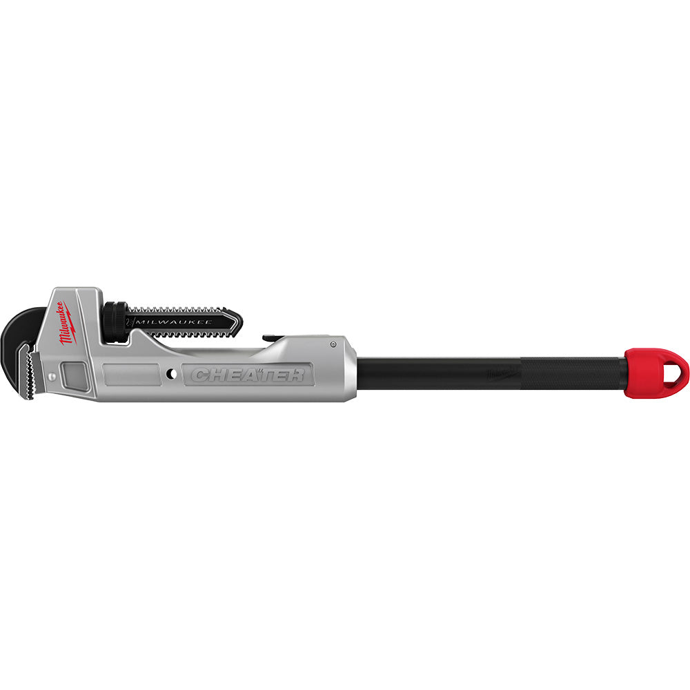 Milwaukee, 48-22-7318 Cheater Adaptable Pipe Wrench - Aluminum