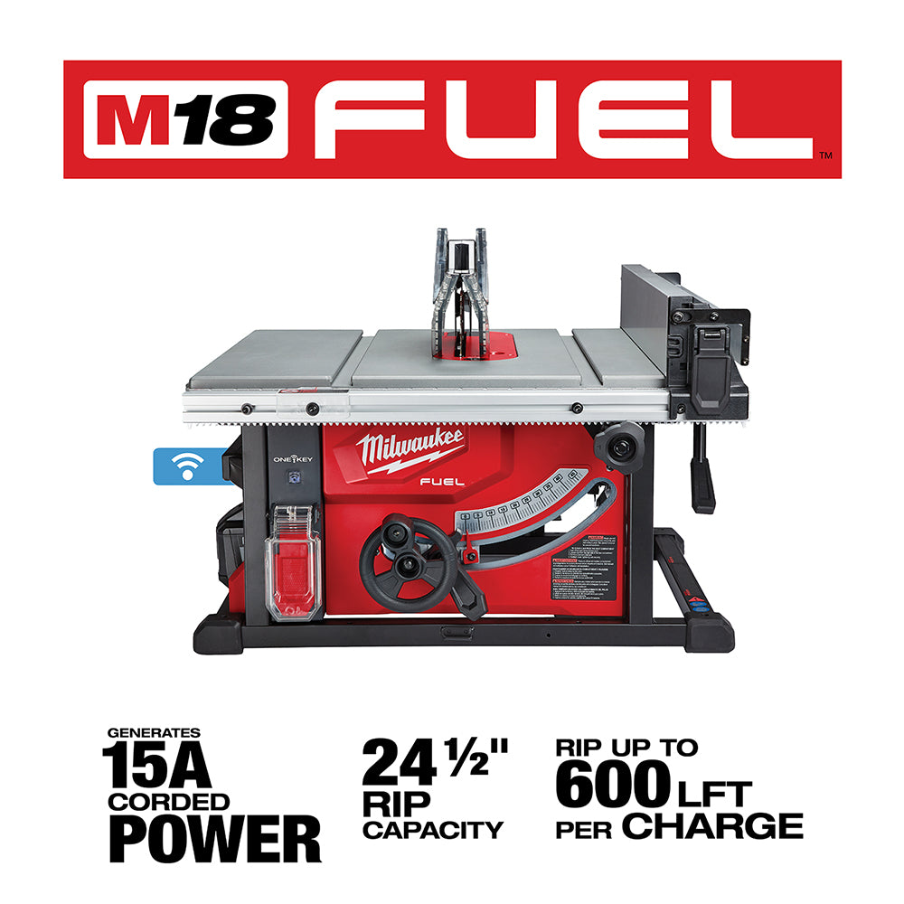 Milwaukee, 2736-21HD M18 FUEL 8-1/4in Portable Table Saw