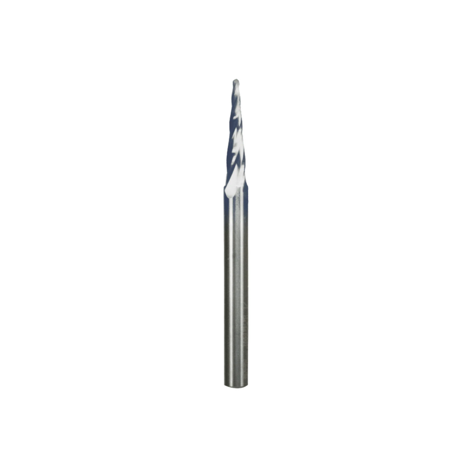 Freud 72-400 5.4° x 1/16'' Solid Carbide Tapered Ball Tip Router Bit 1/4'' Shank