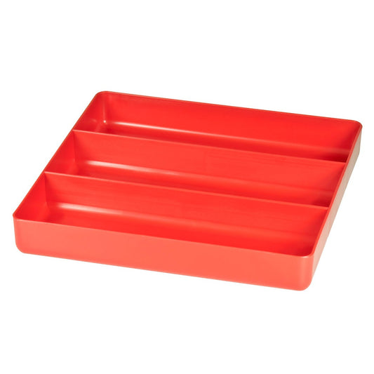 Ernst, 5020 Three Compartment Organizer Tray-Red