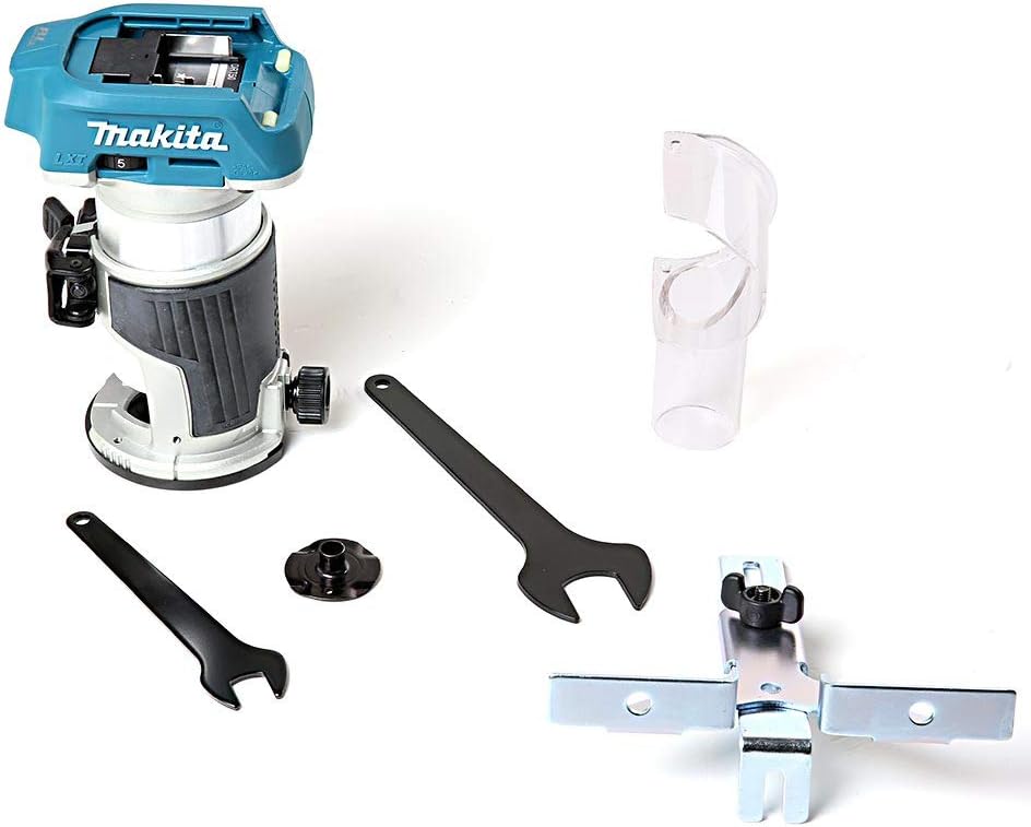 Makita, DRT50ZX4 18V LXT Brushless Router (Tool only) W/Dust Extraction 17033