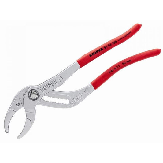 Knipex 81 03 250 Siphon and Connector Pliers 9.84" Chrome Plated 15070