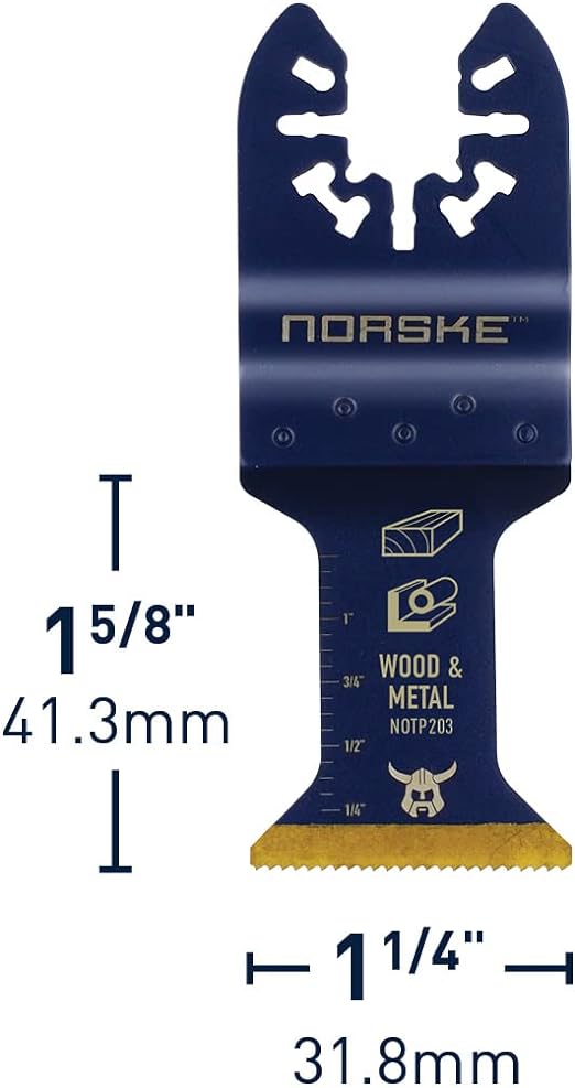 Norske, NOTP272 Lames pour coupe à ras du bois et du métal de 1 1/4'' (3/paquet)