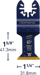 Norske, NOTP272 1 1/4''  Wood / metal flush cut blades (3/pack)
