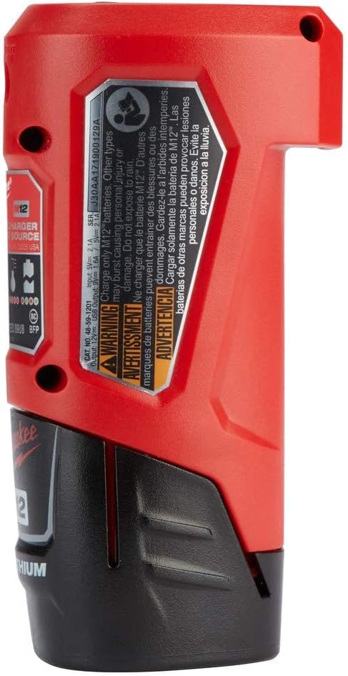 Milwaukee 48-59-1201 M12 Charger and Portable Power Source