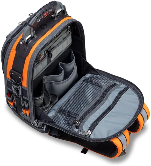 Veto Pro, TECH-PAC Orange Hi-VIZ, Sac à dos Tech Pac Tool Bag 10258