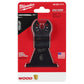 Milwaukee, 49-25-1101 MILWAUKEE® OPEN-LOK™ 1-3/8" HCS Wood Multi-Tool Blade