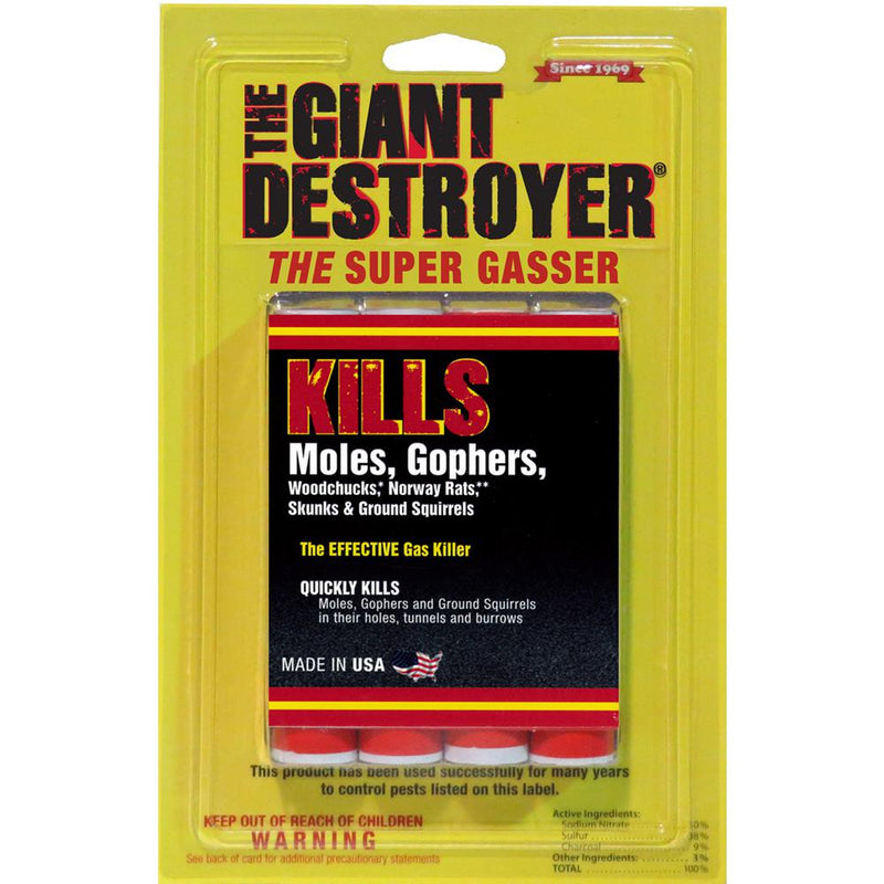 The Giant Destroyer Burrowing Pest Killer 00-033 4-pk