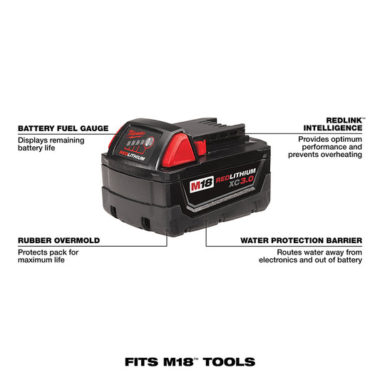 Batterie Milwaukee 48-11-1835 M18 REDLITHIUM CP3.0 à haut rendement