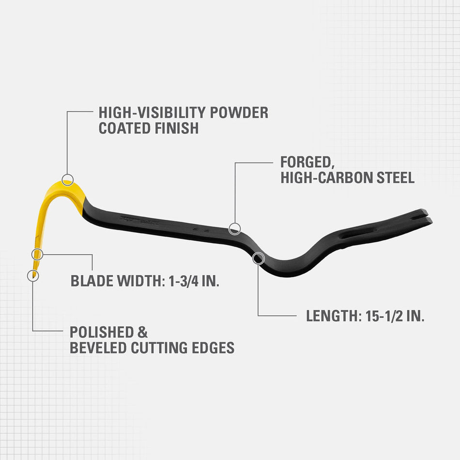 Stanley, 55-525 15" Super Wonderbar Pry Bar