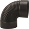 Imperial BM0024 7-inch Woodstove Corrugated Elbow