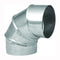 Imperial GV0291 5-inch Galvanized Adjustable 90° Elbow Duct