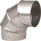 Imperial GV0303 8-inch Galvanized Adjustable 90° Elbow Duct