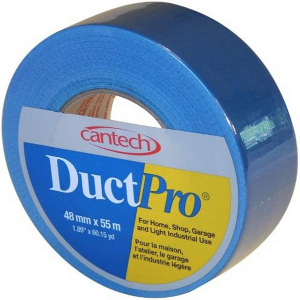 Cantech, 39-7084855 Blue Cloth Duct Tape - 48 mm x 55 m