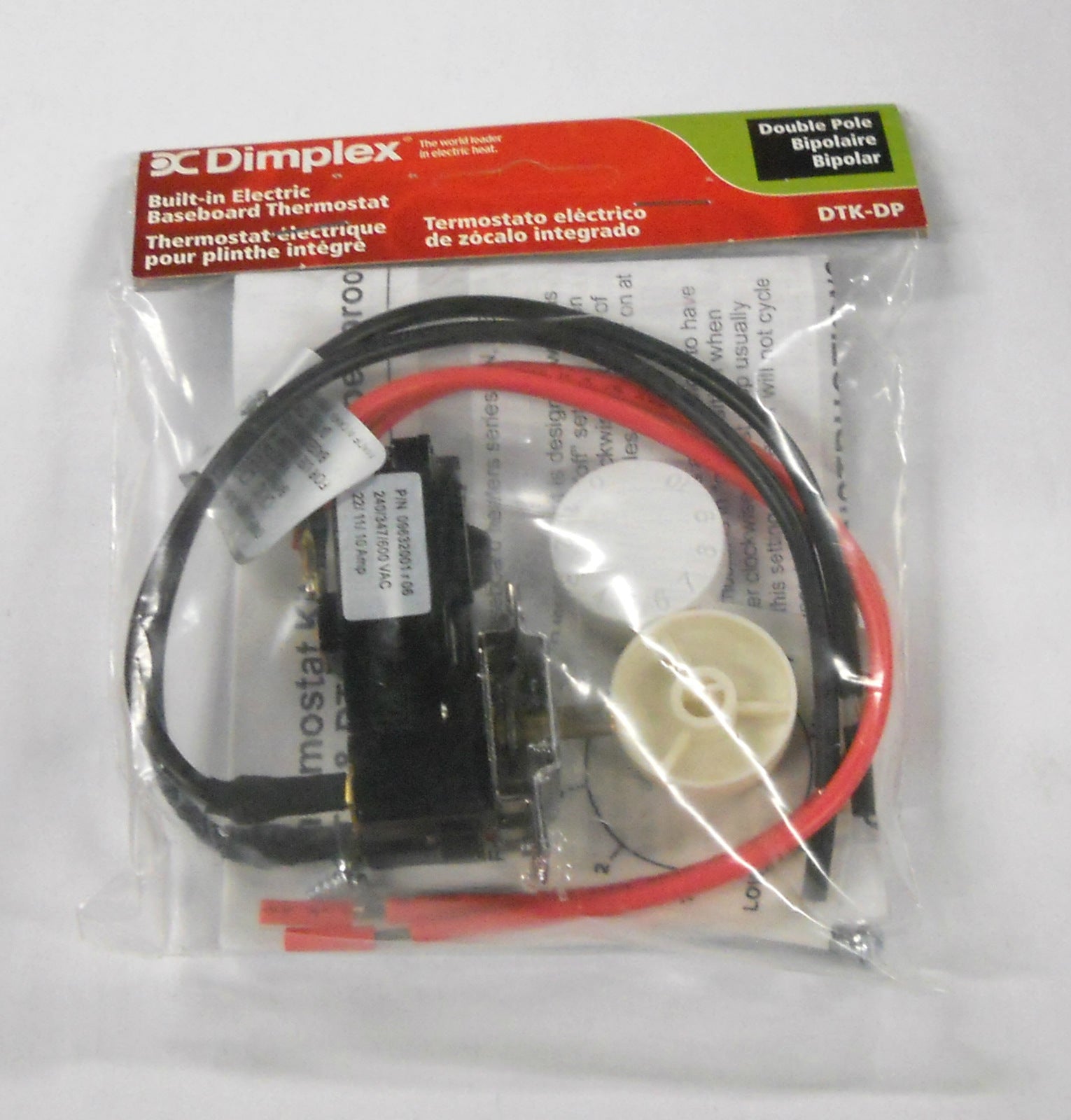 Dimplex DTK-DP Double Pole Baseboard Thermostat – The Tool Store Canada