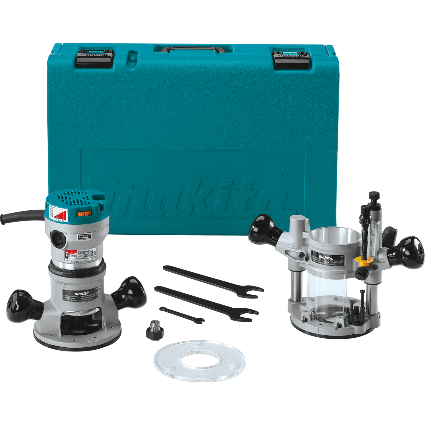 Makita, RF1101KIT Routeur 2-1/4 HP 17073