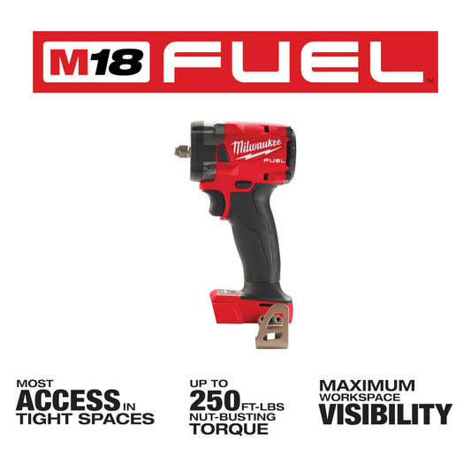 Milwaukee, 2854-20 3/8in Compact Impact (Tool Only)