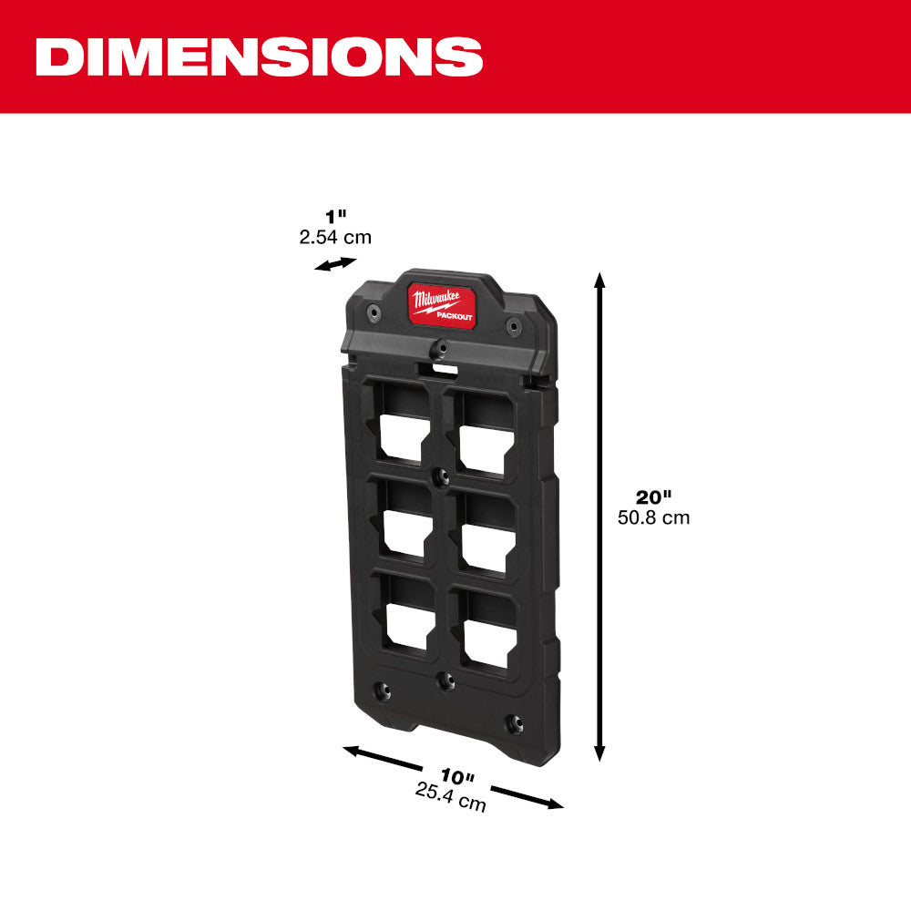 Milwaukee, 48-22-8486 PACKOUT Plaque murale compacte