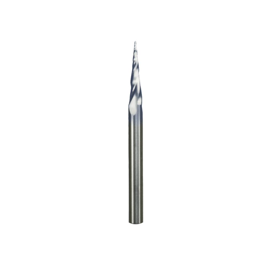 Freud 72-300 6.2º x 1/32'' Solid Carbide Tapered Ball Tip  Router Bit 1/4'' Shank