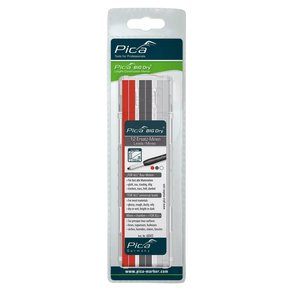 Pica, 6045 BIG Dry Hi-Viz Refill Leads