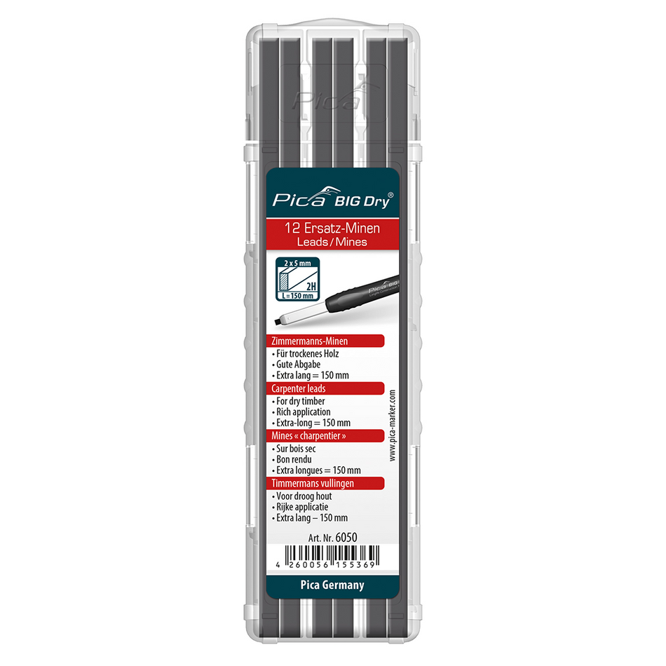 Pica, 6050 BIG Dry Refill Leads 2H